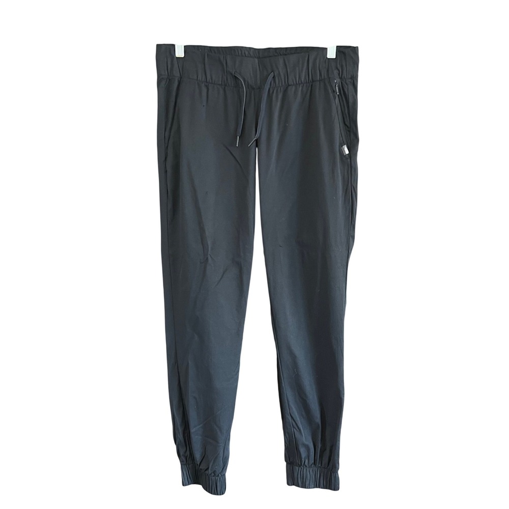 The North Face Aphrodite 2.0 Black Herringbone Joggers Womens Medium M Regular